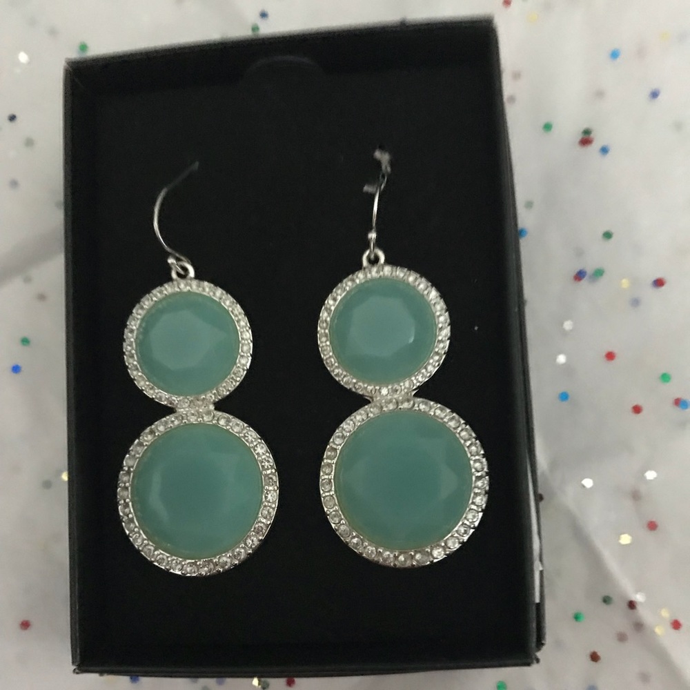 Aqua Drop Earrings
